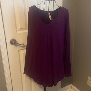 🍭Long Sleeve Purple Basic Top🍭